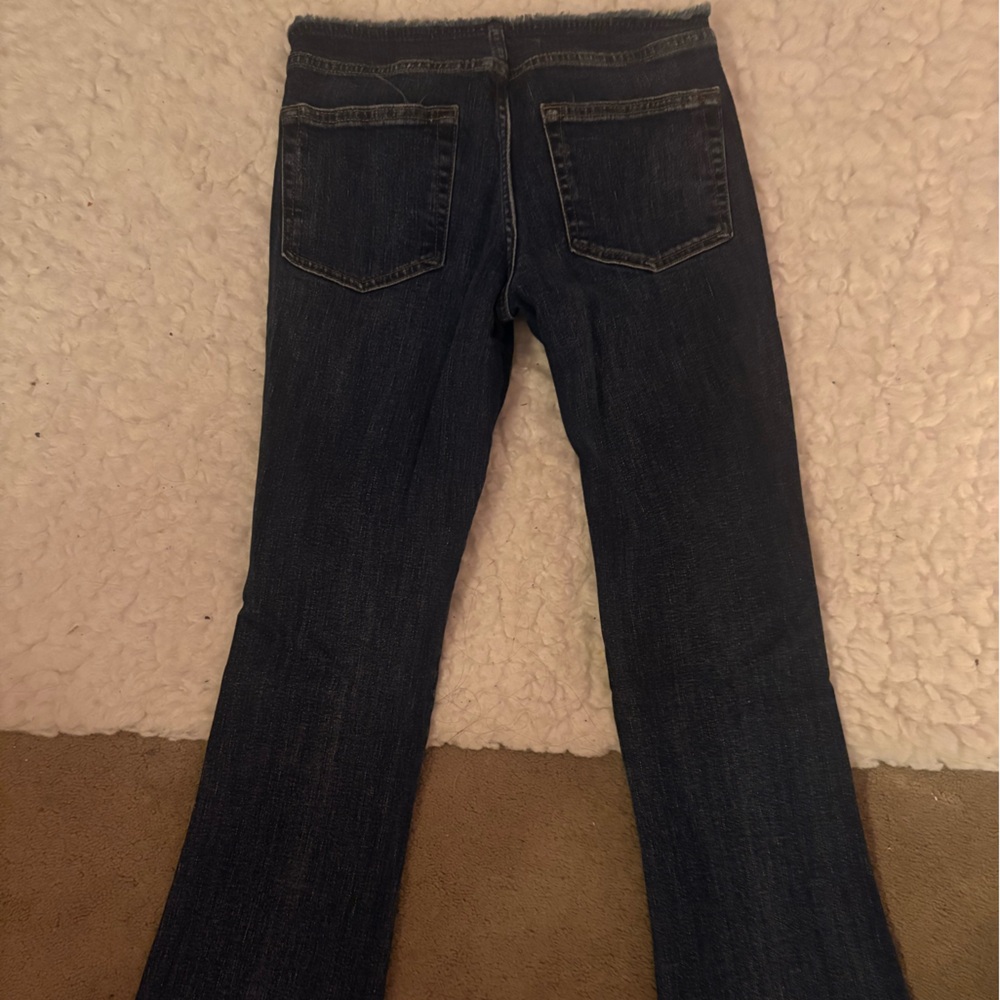 Stylish Dark Blue Boot Cut Women's Jeans